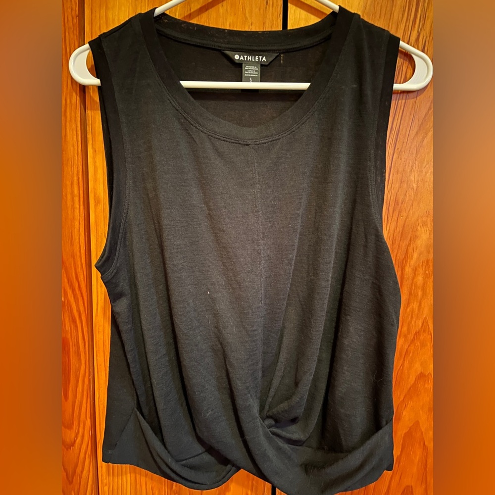 Athleta Women's Black Breezy Twist Tank